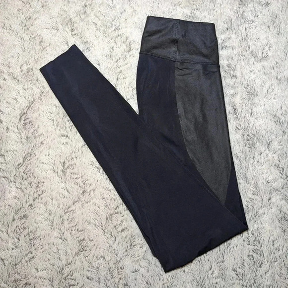 ADAY Black Throw It Higher Leggings Pockets Small - Picture 2 of 8